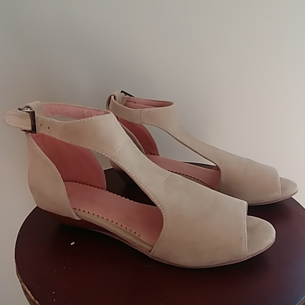 Beige Shoes Size 8